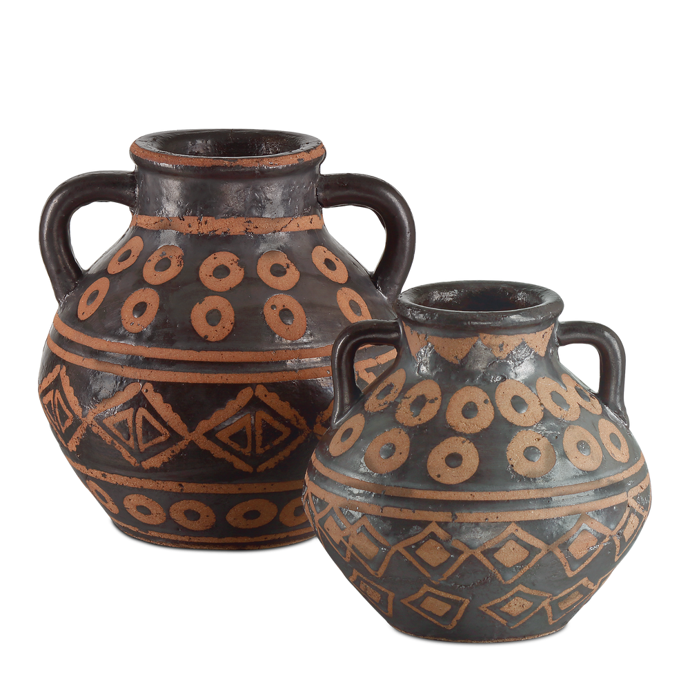 Nought Vase Set of 2.