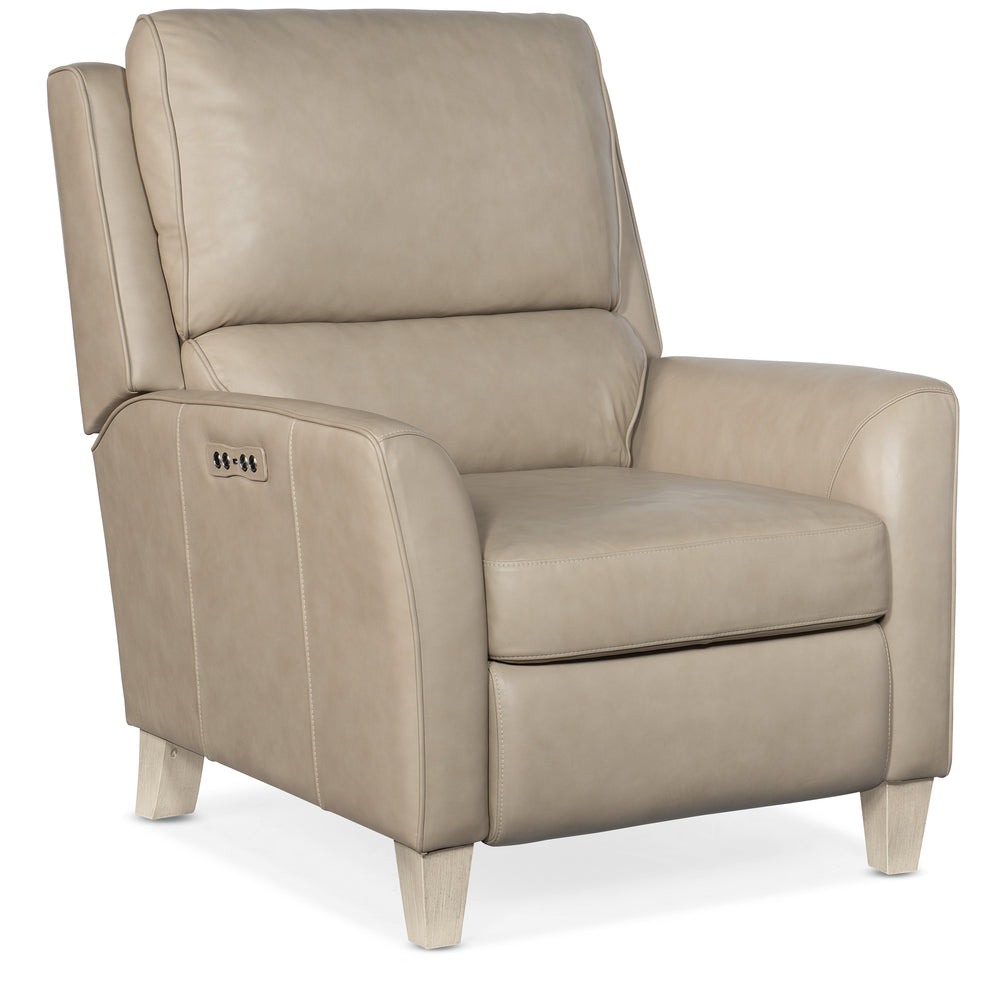 Dunes Power Recliner with Power Headrest - Aline Stone Wash