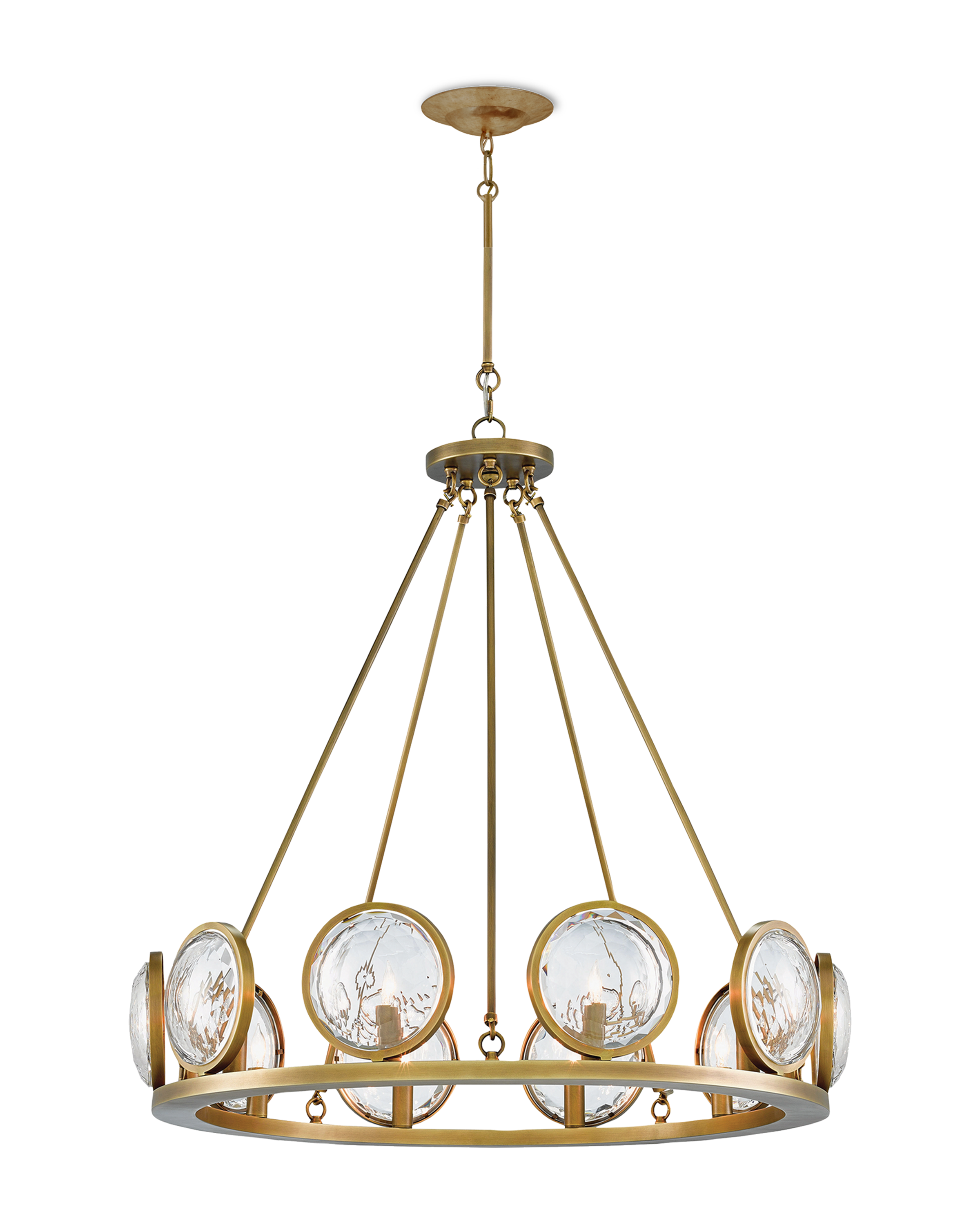 MarjieScope Brass Chandelier