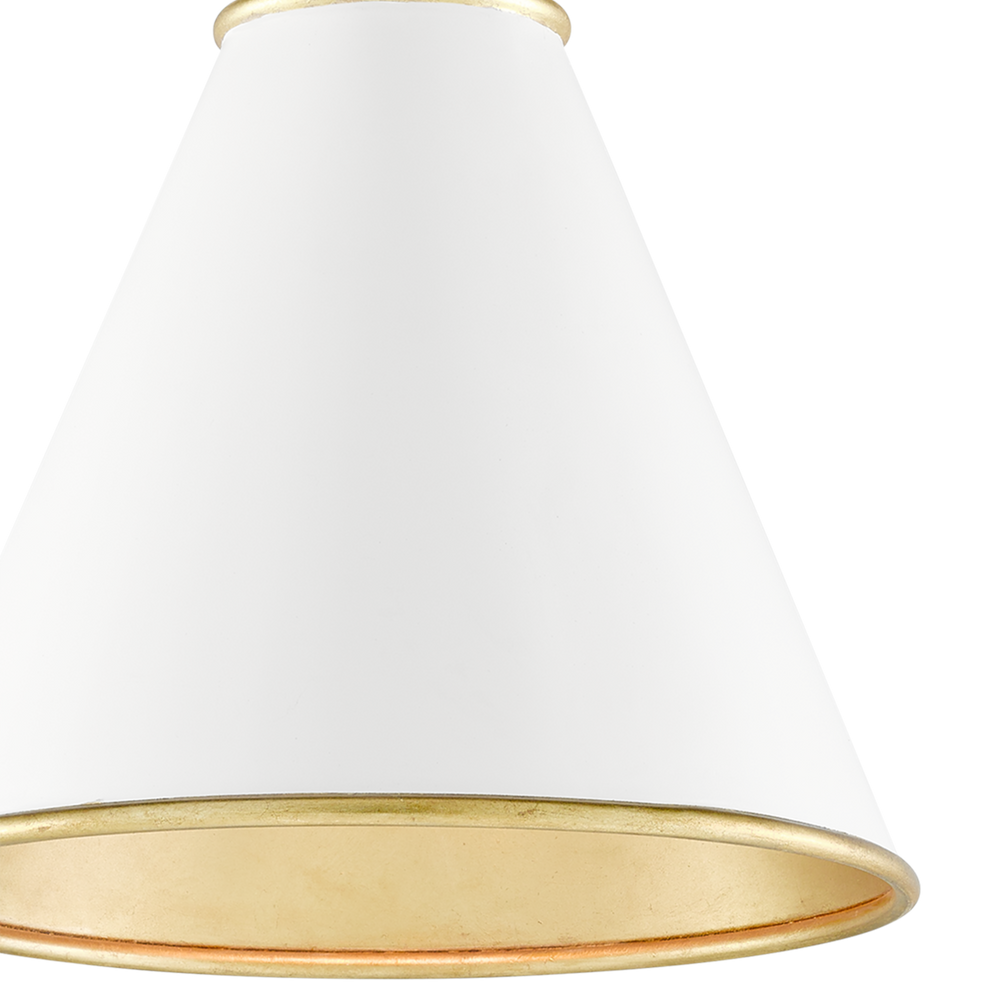 Pierrepont Small White Pendant
