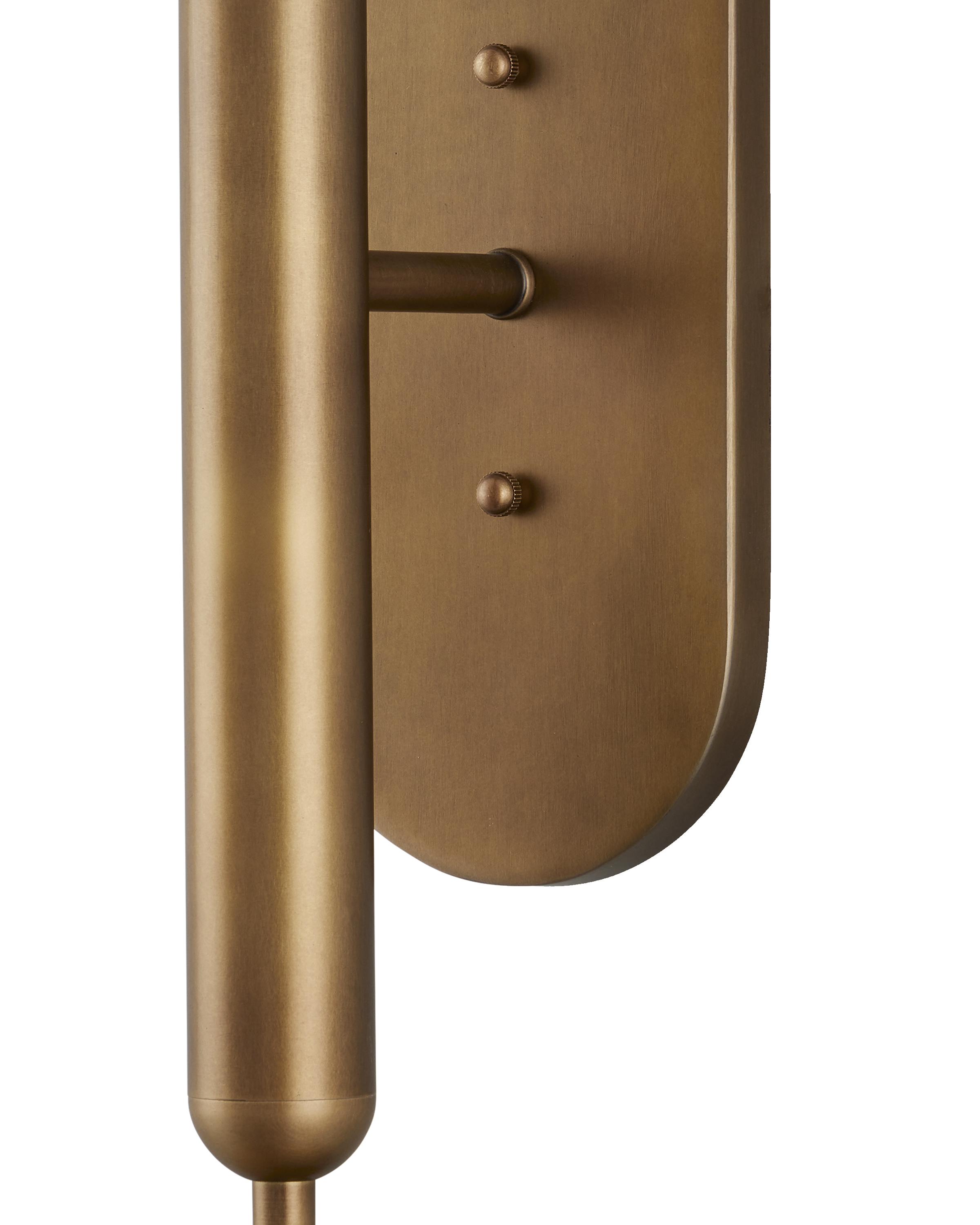 Barbican Double-Light Brass Wall Sconce - Thumbnail 4