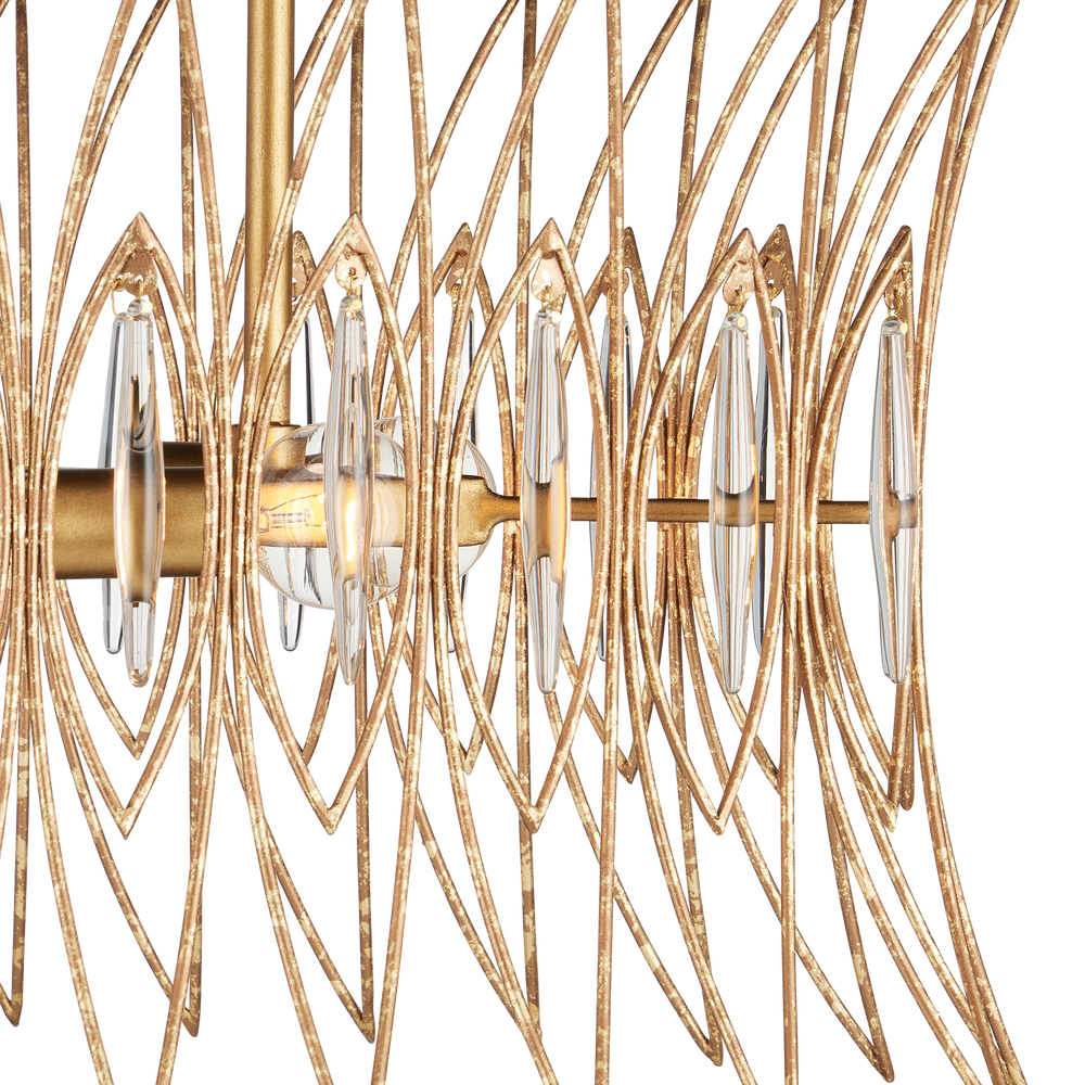 
                      
                        Marquise Oval Gold Chandelier
                      
                    