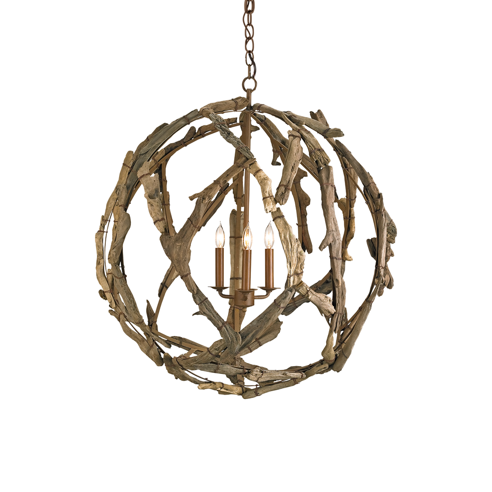 
                      
                        Driftwood Orb Chandelier
                      
                    