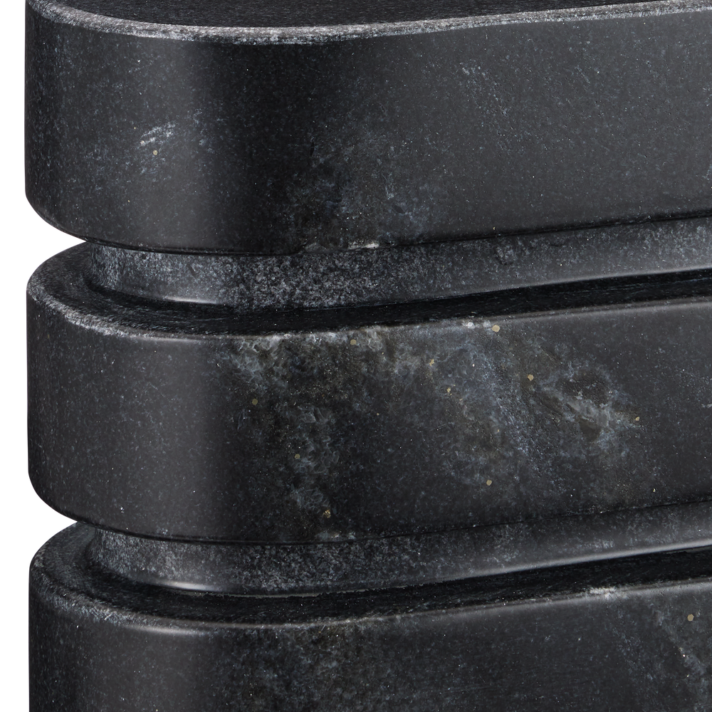 
                      
                        Bheslana Marble Black Object Set of 2.
                      
                    