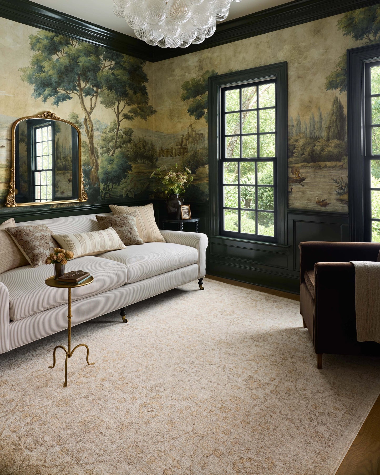 Chris Loves Julia x Loloi Palma Ivory / Sand 6'-3" x 9'-6" Area Rug