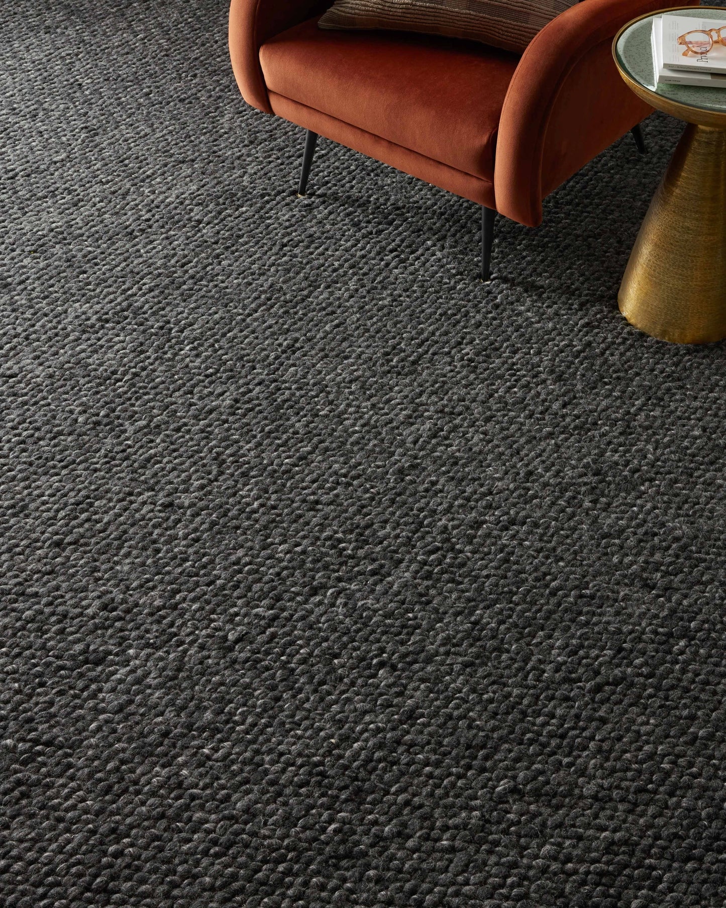 Jean Stoffer x Loloi Hendrick Charcoal 9'-6" x 13'-6" Area Rug
