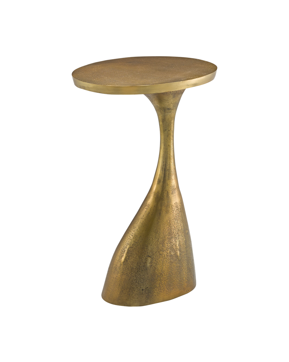 Ishaan Brass Accent Table