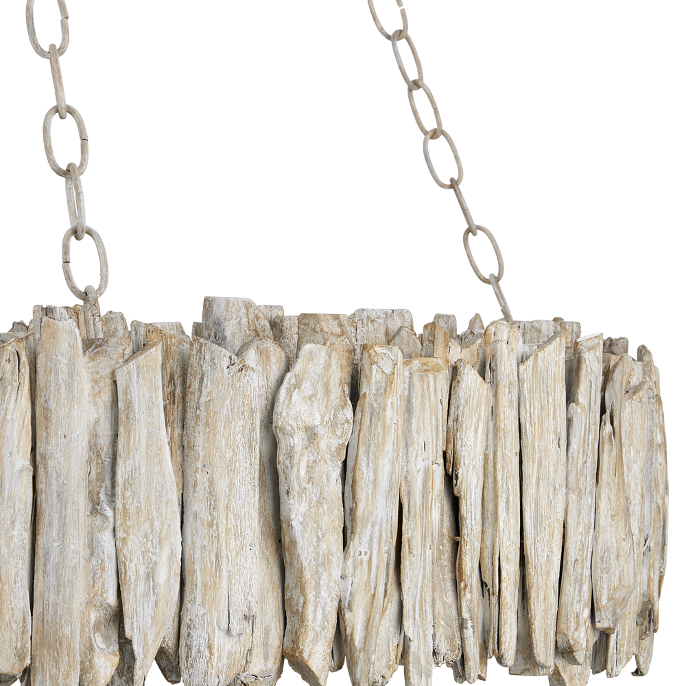 
                      
                        Driftwood Whitewash Ring Chandelier
                      
                    