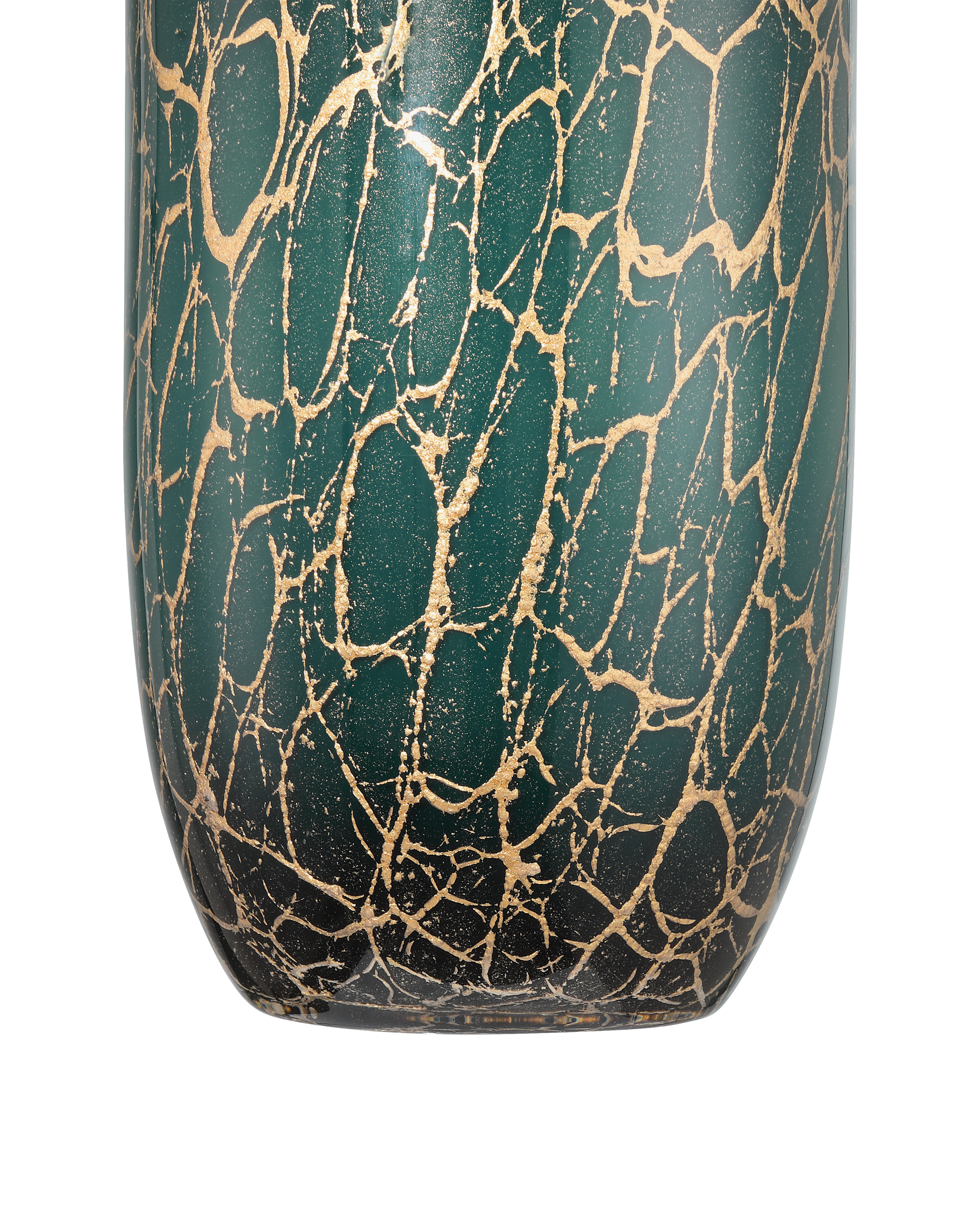 Vitry Green & Gold Vase - Thumbnail 4