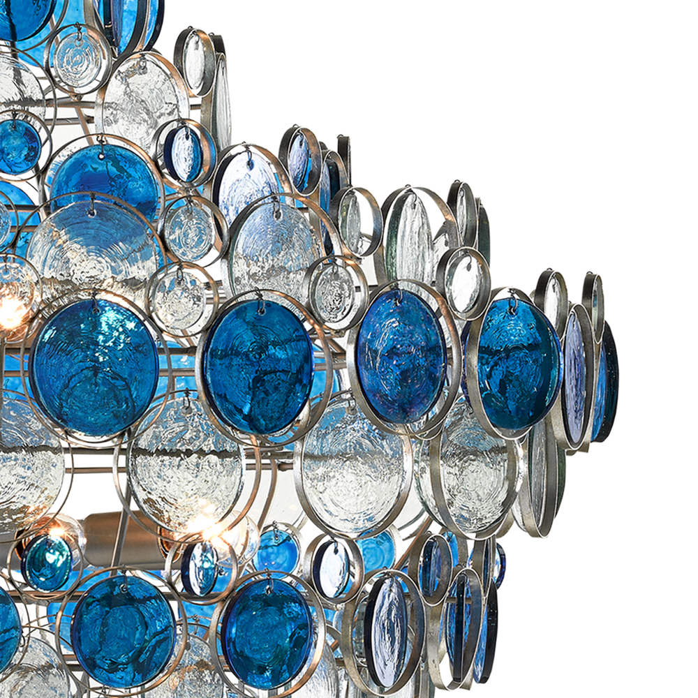 Galahad Large Blue Chandelier
