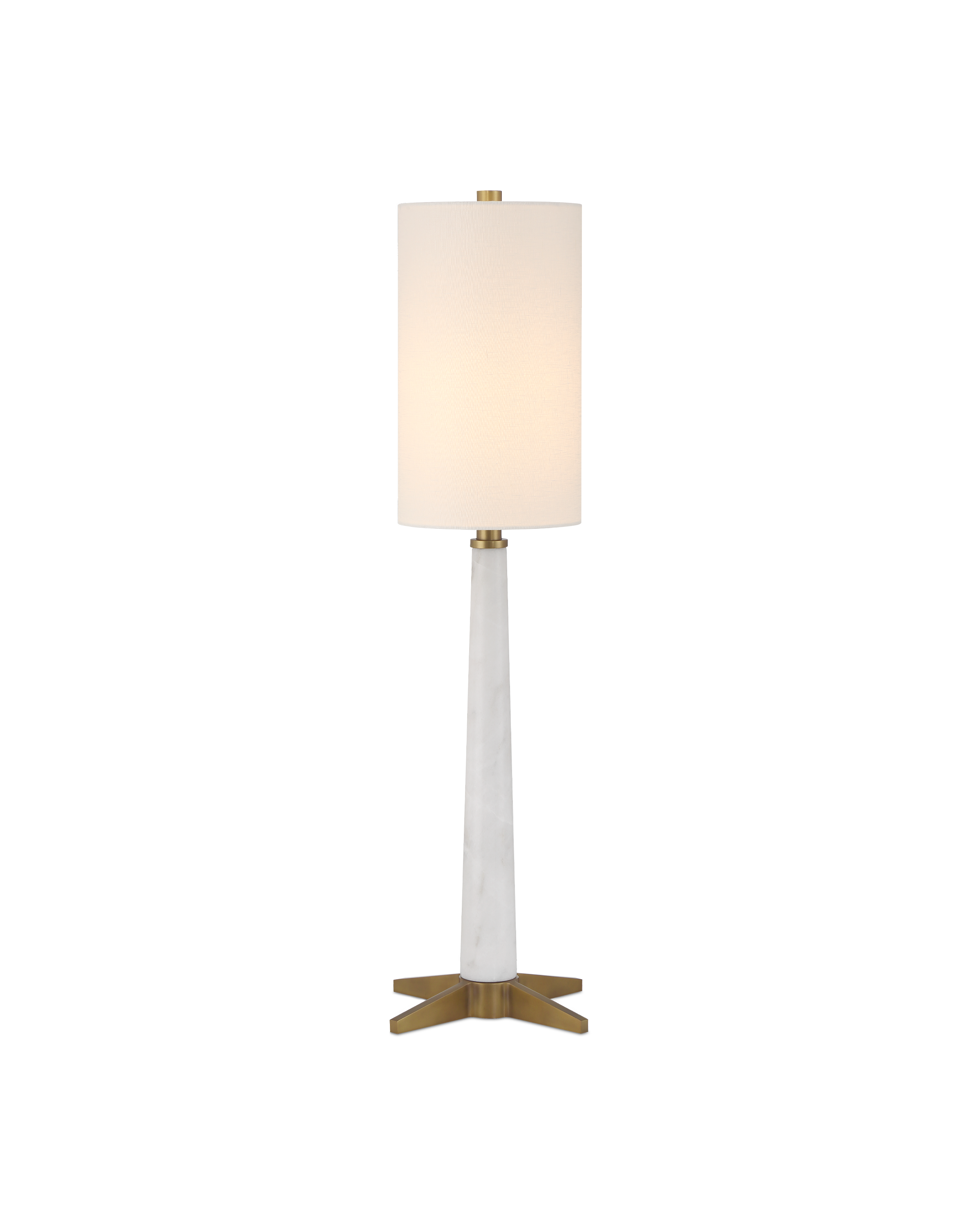 Munroe White Table Lamp - Thumbnail 3