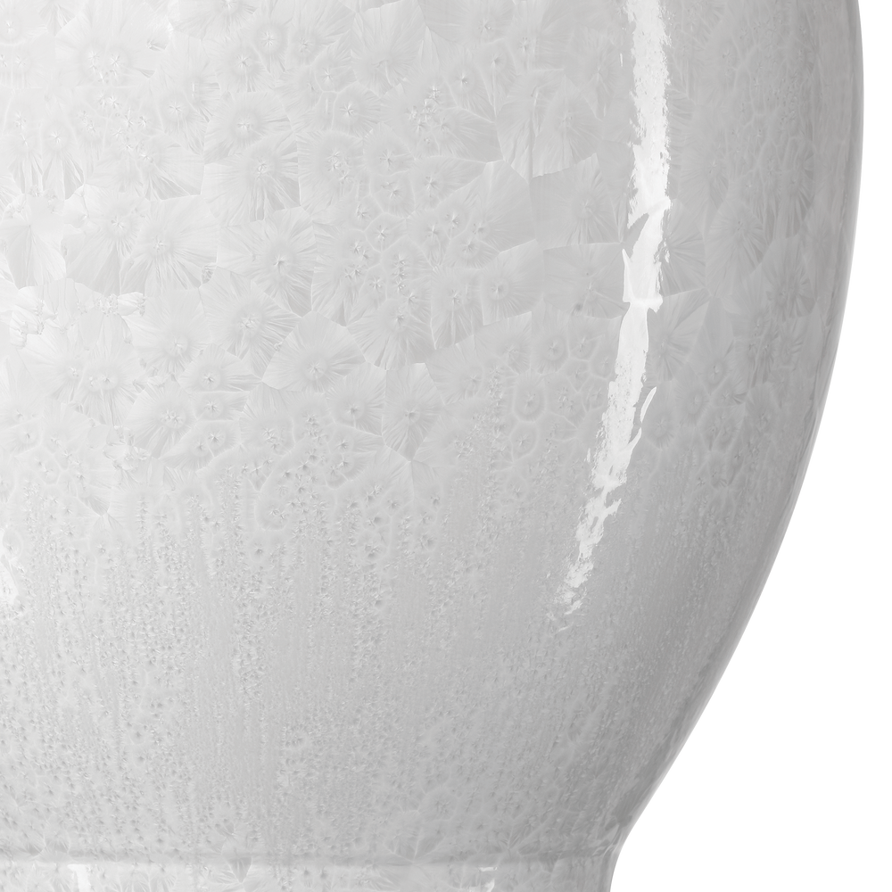 
                      
                        Crystalline White Vase
                      
                    