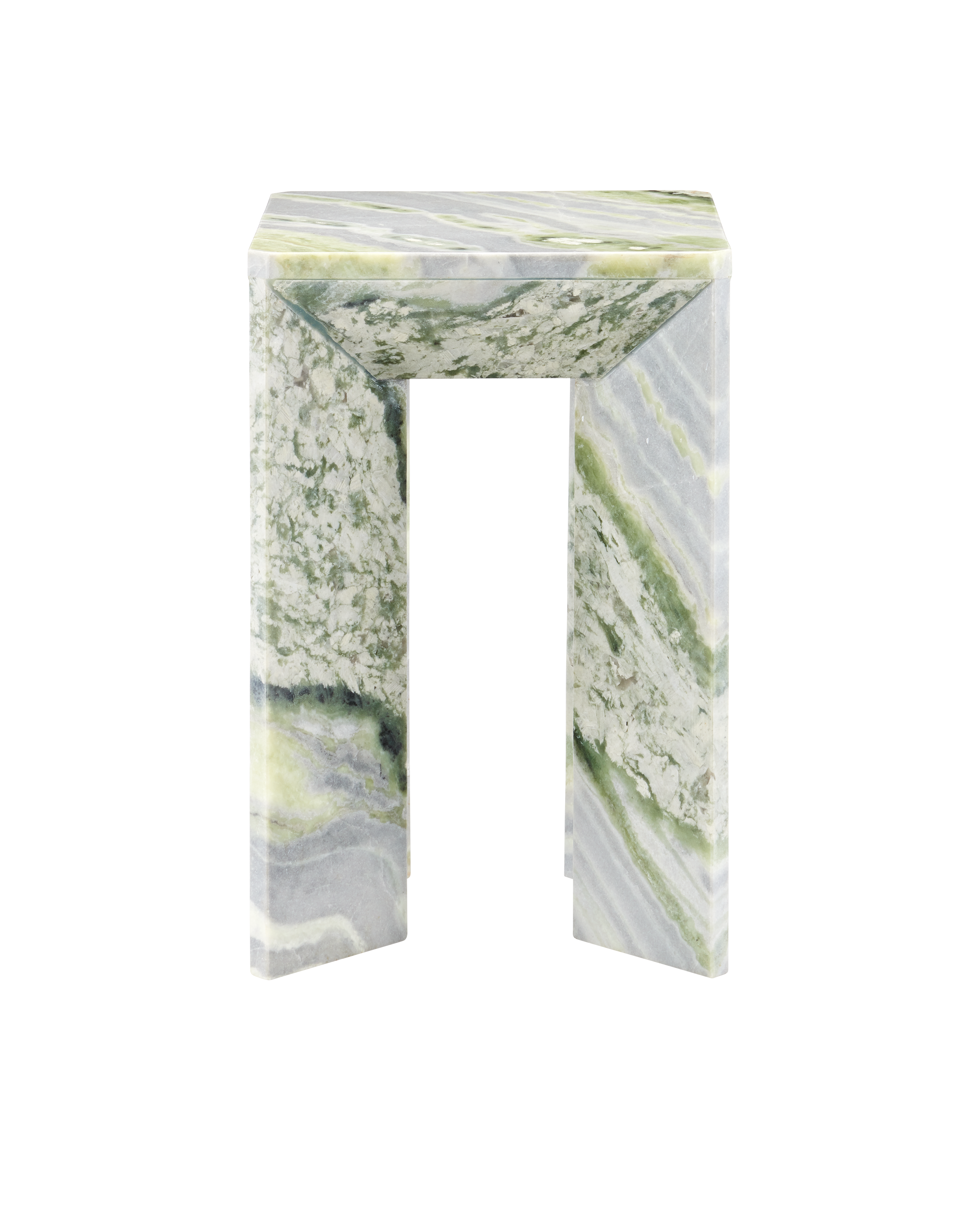 Minerale Green Onyx Accent Table - Thumbnail 2