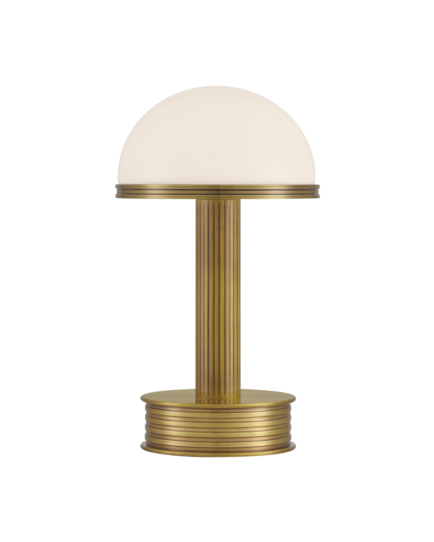 Promenade Brass Cordless Table Lamp.
