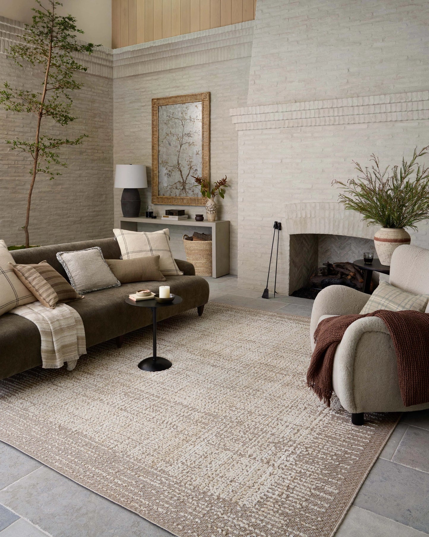 Amber Lewis x Loloi Bexley Natural / Taupe 7'-10" x 10' Area Rug