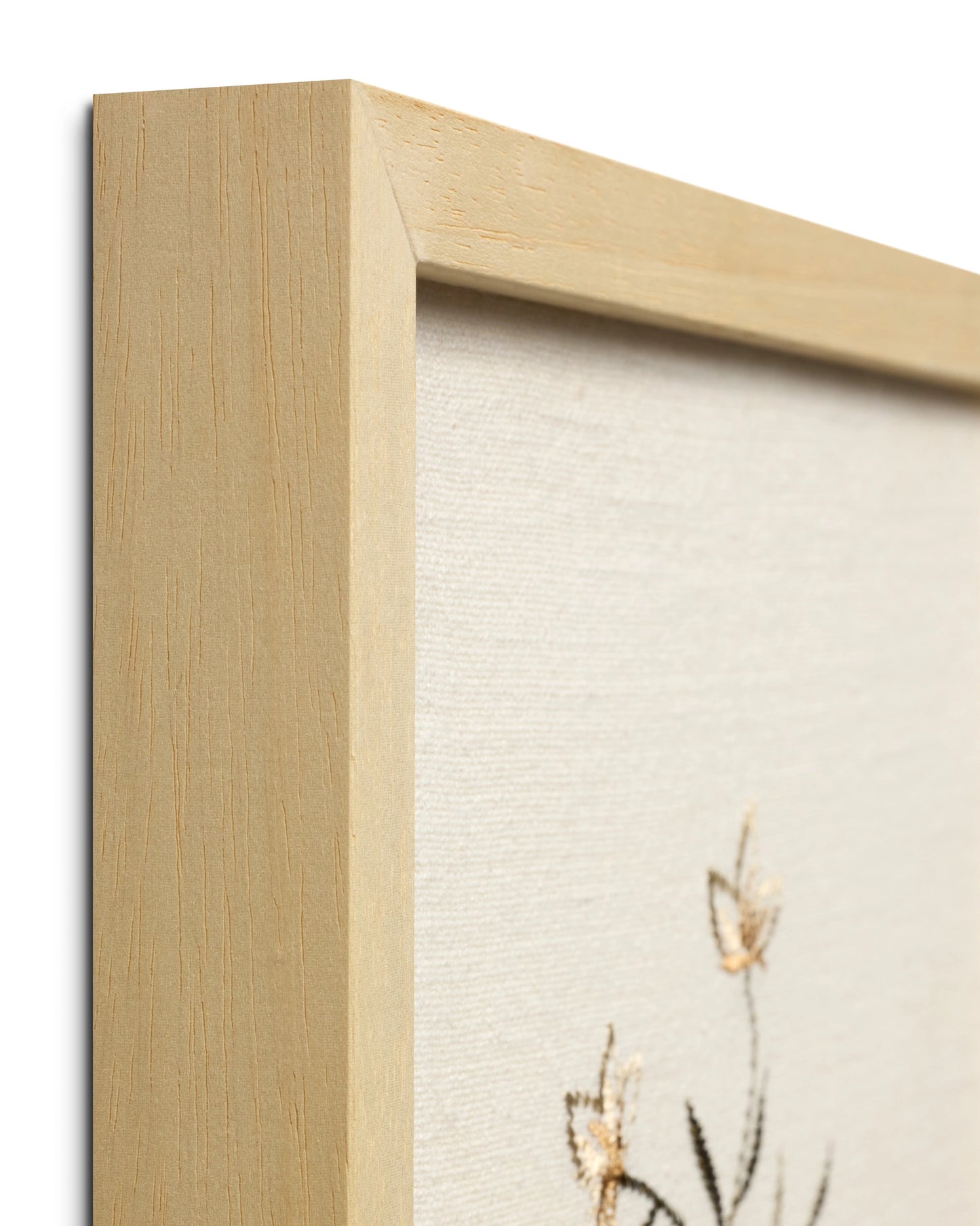 Loloi Pixie Flowers Beige Beige / Green 1' x 1'-3" Wall Art