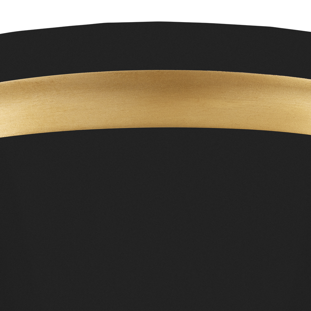 Serenity Black Flush Mount