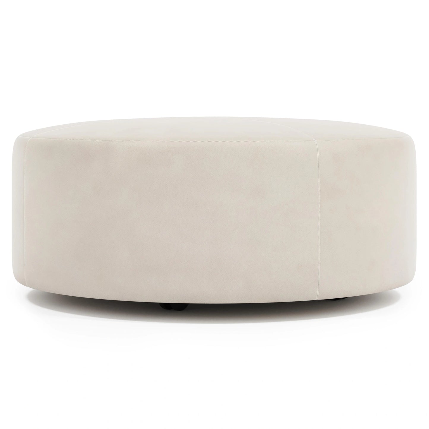 Lolo Leather Ottoman Without Nails