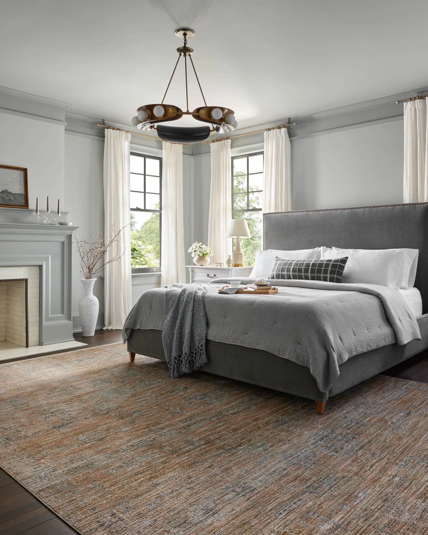 Jean Stoffer x Loloi Katherine Copper / Steel 7'-10" x 10' Area Rug