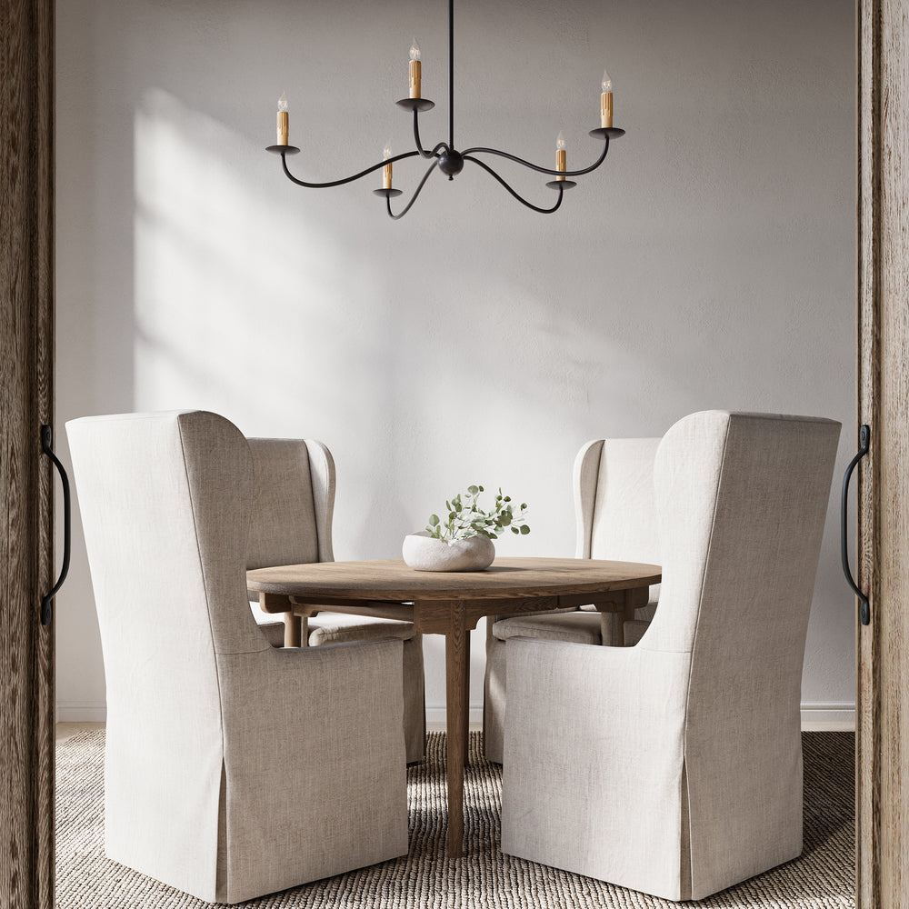 
                      
                        Saxon Small Black Chandelier
                      
                    