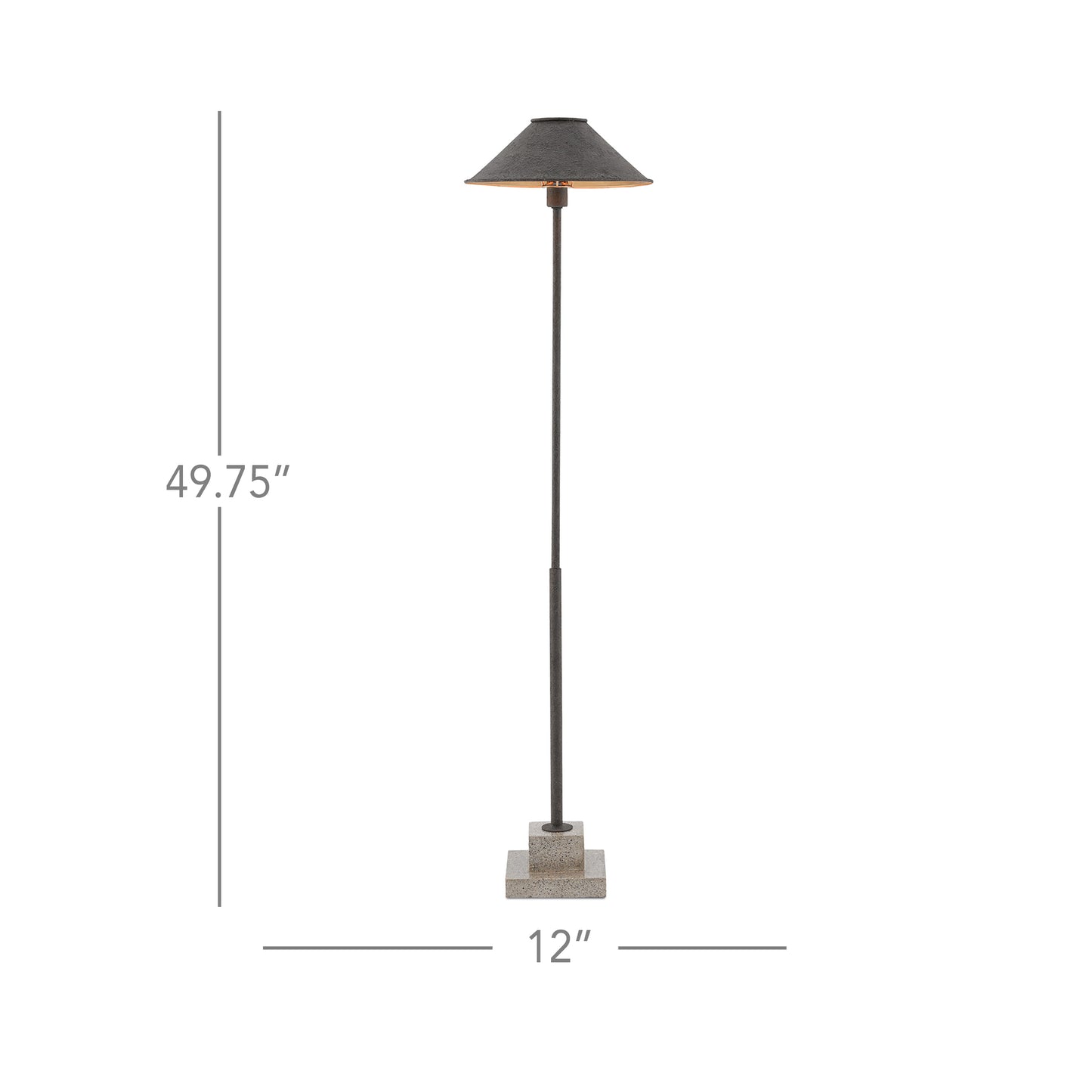 Fudo Black Floor Lamp