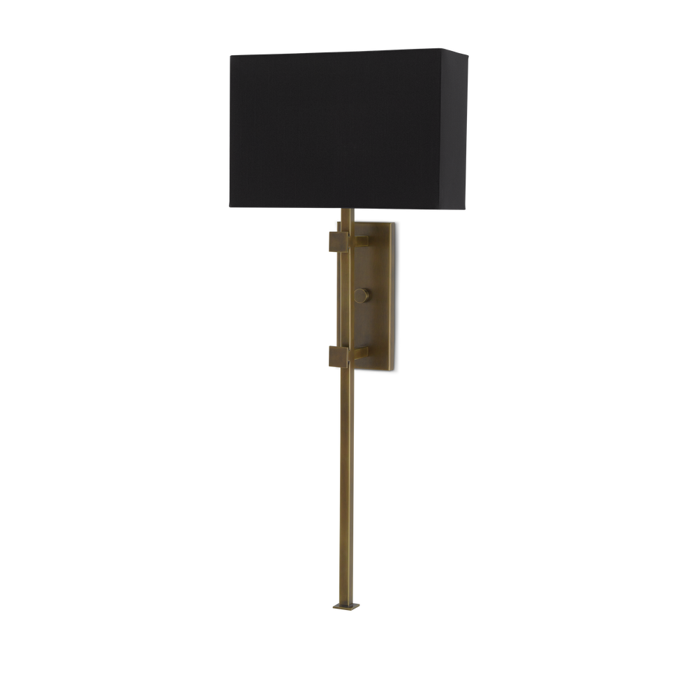 
                      
                        Edmund Brass Wall Sconce
                      
                    