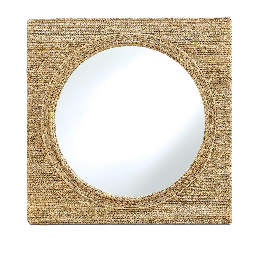 Tisbury Small Square Rope Mirror