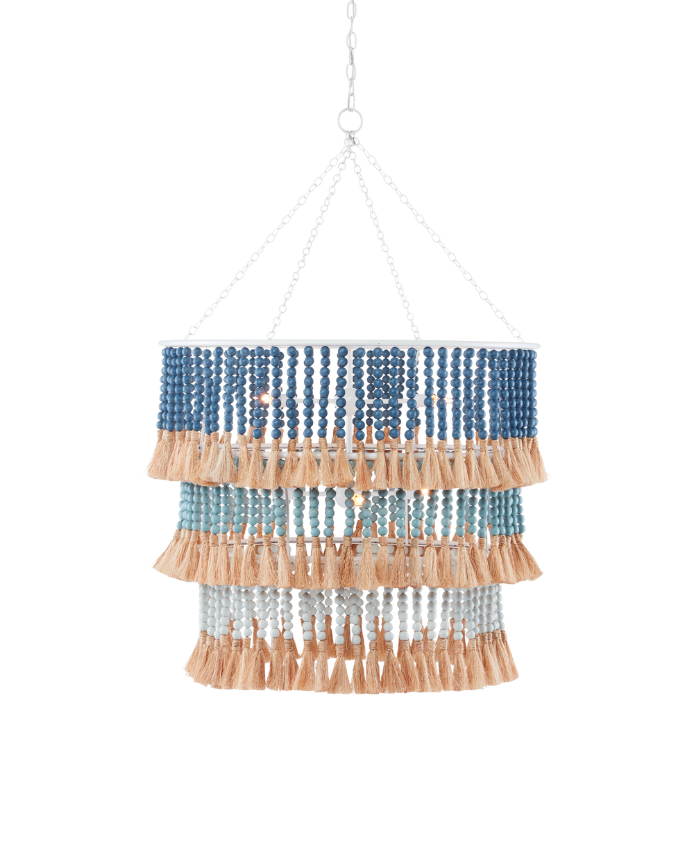 St. Barts Blue Chandelier