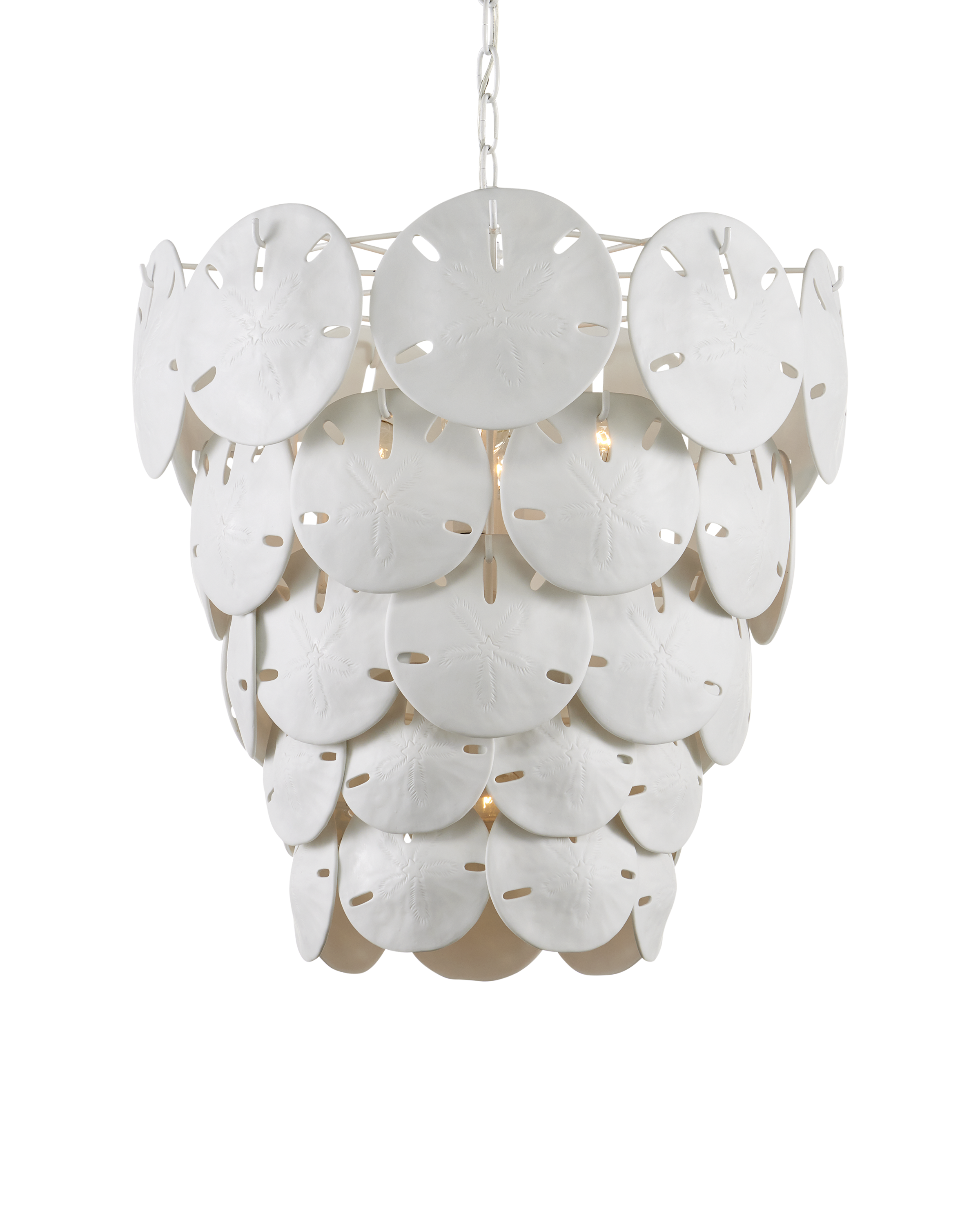 Tulum Large White Chandelier
