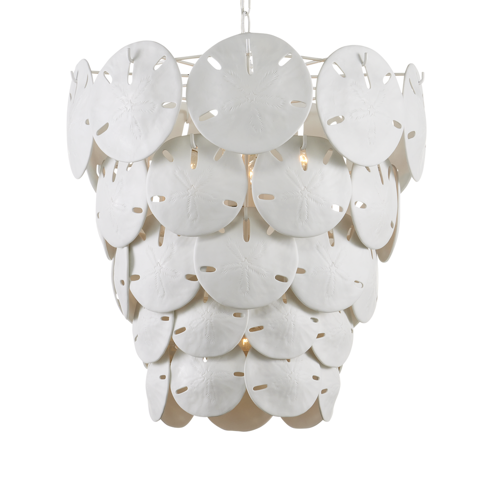 Tulum Large White Chandelier