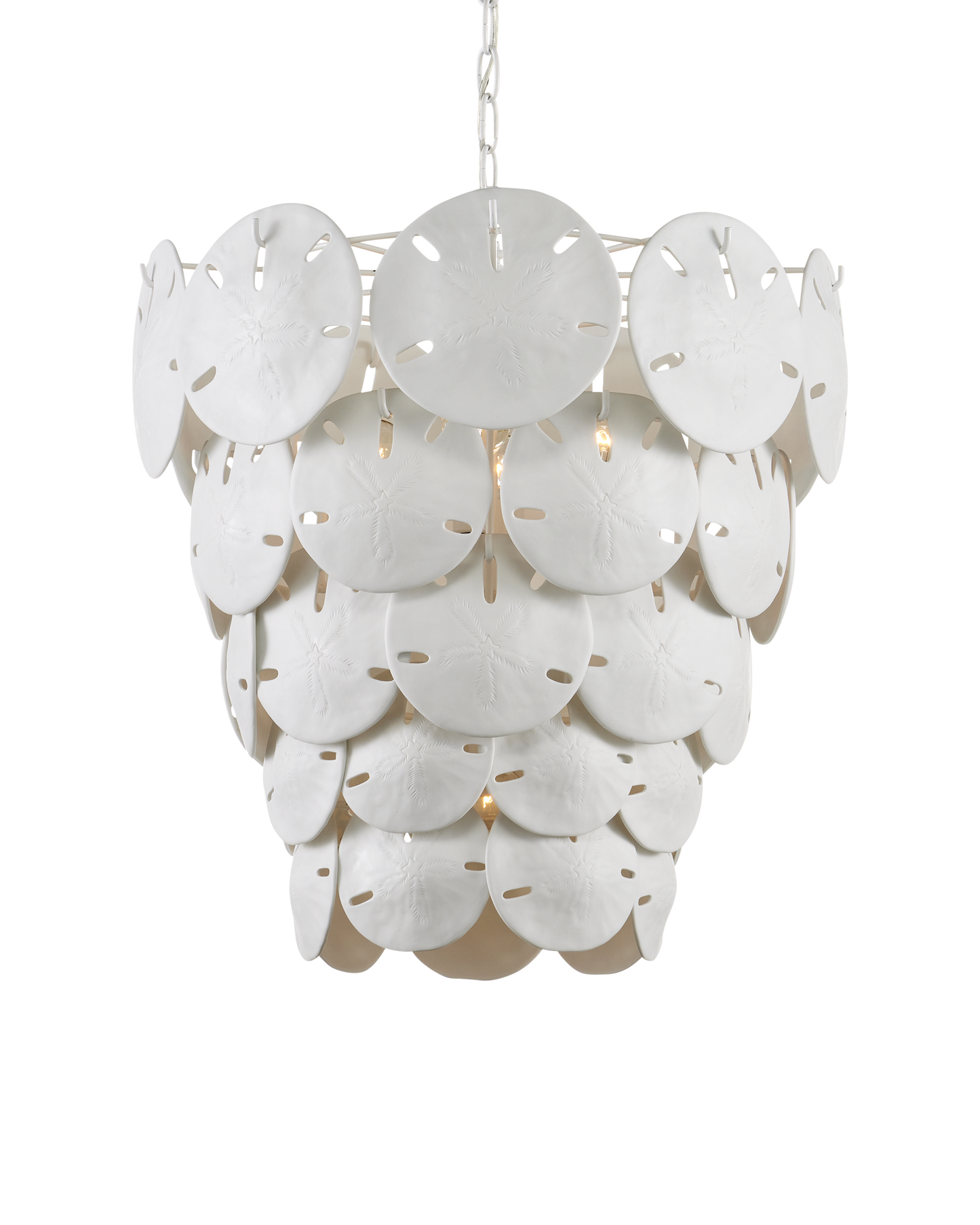Tulum Large White Chandelier