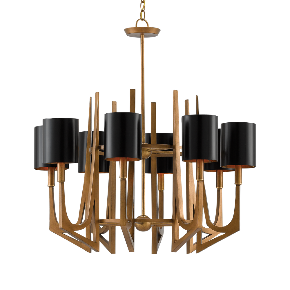 Umberto Brass Chandelier