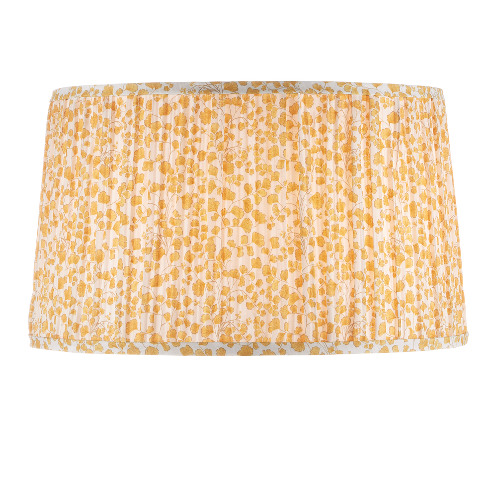 Maiden Fern Yellow Tapered Lamp Shade.
