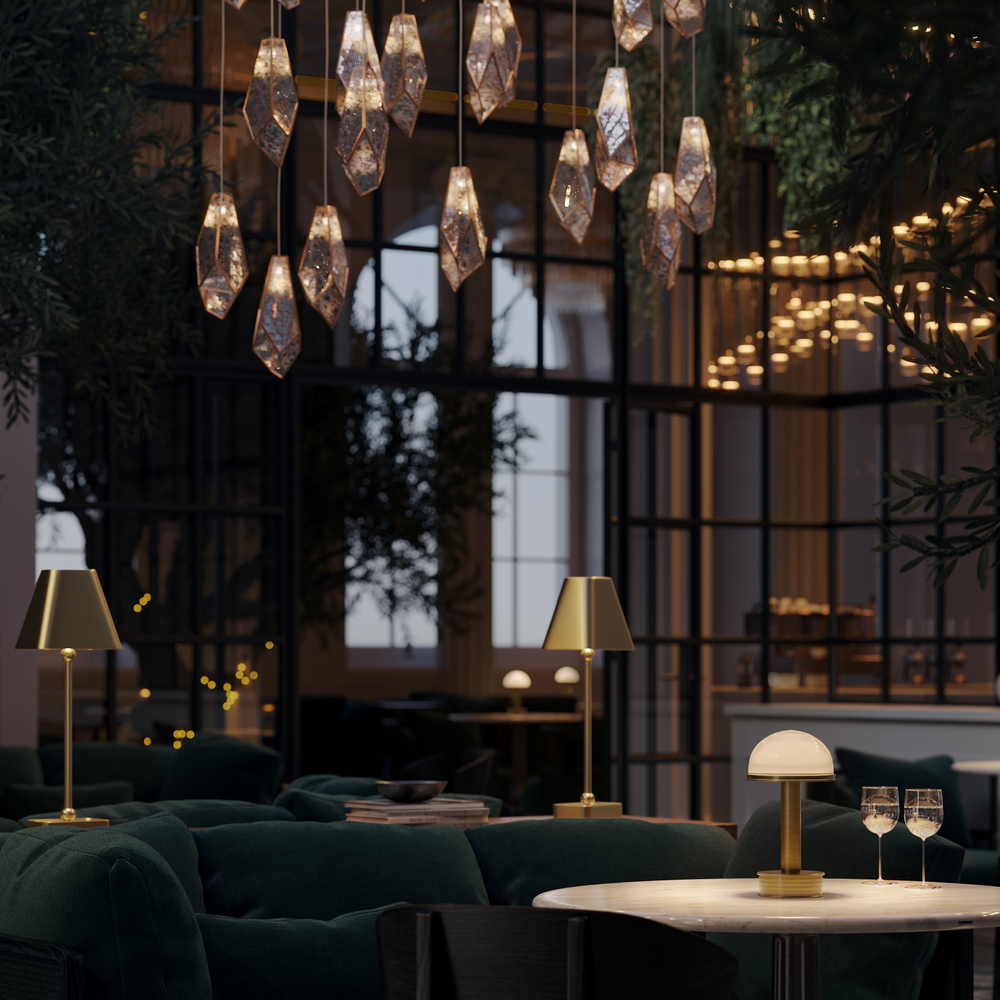 
                      
                        Gadabout Brass Cordless Table Lamp.
                      
                    