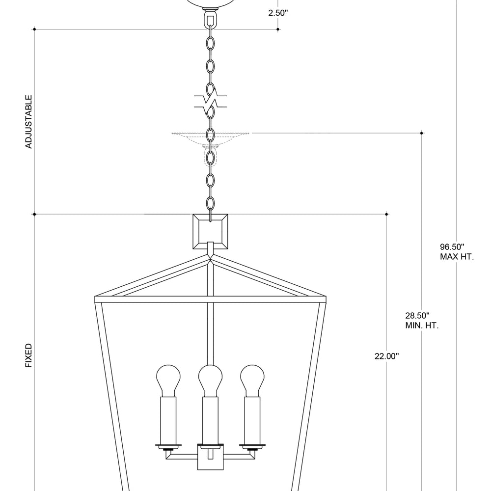 
                      
                        Denison Medium Gold Lantern.
                      
                    