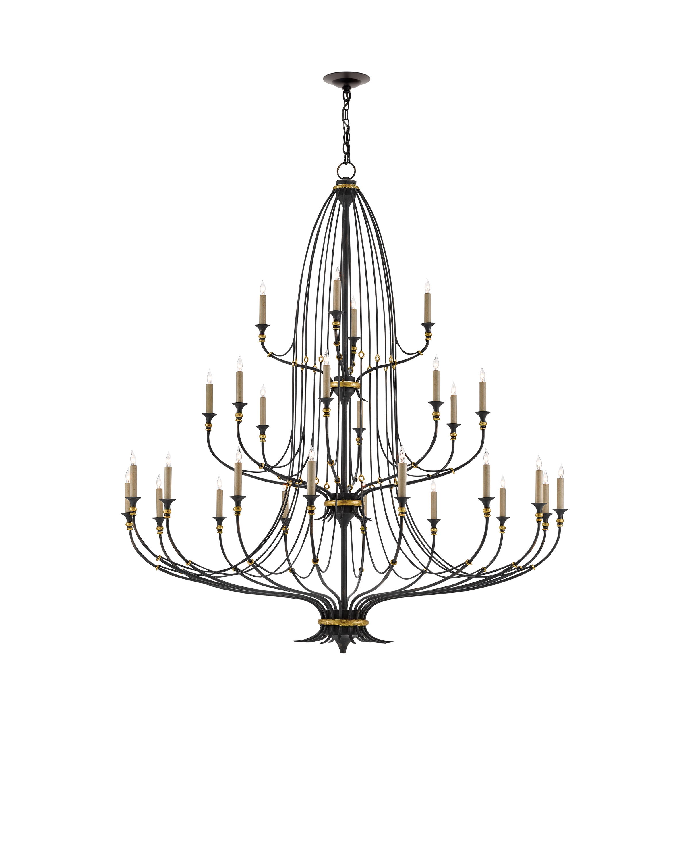 Folgate Grande Black Chandelier