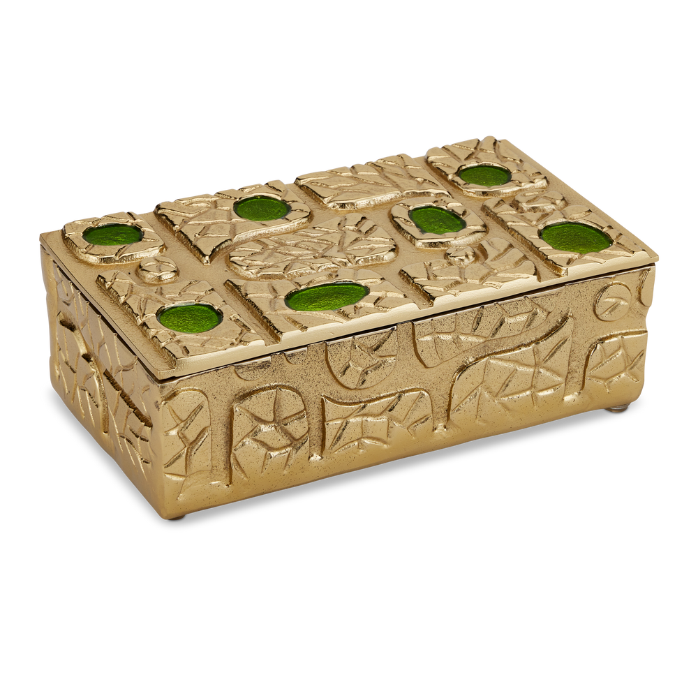 Beau Monde Gold & Green Box.