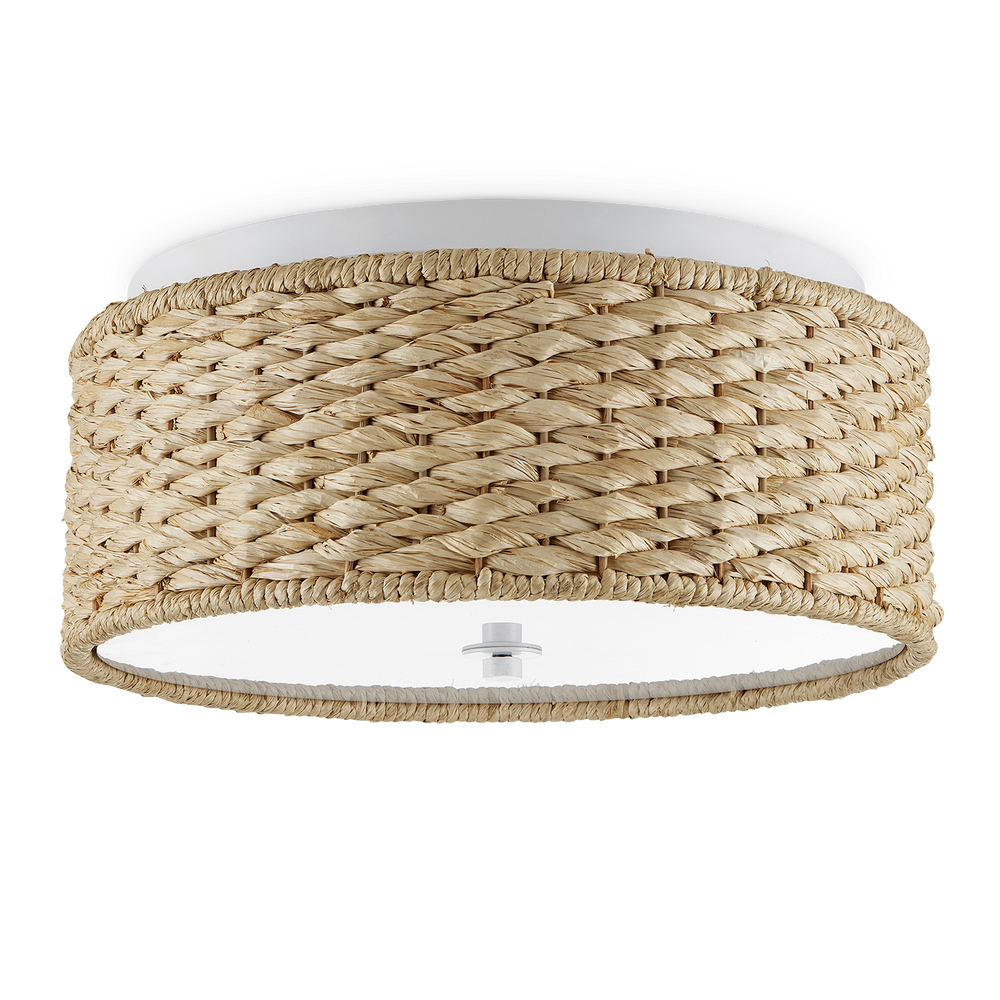 
                      
                        Colchester Raffia Flush Mount
                      
                    