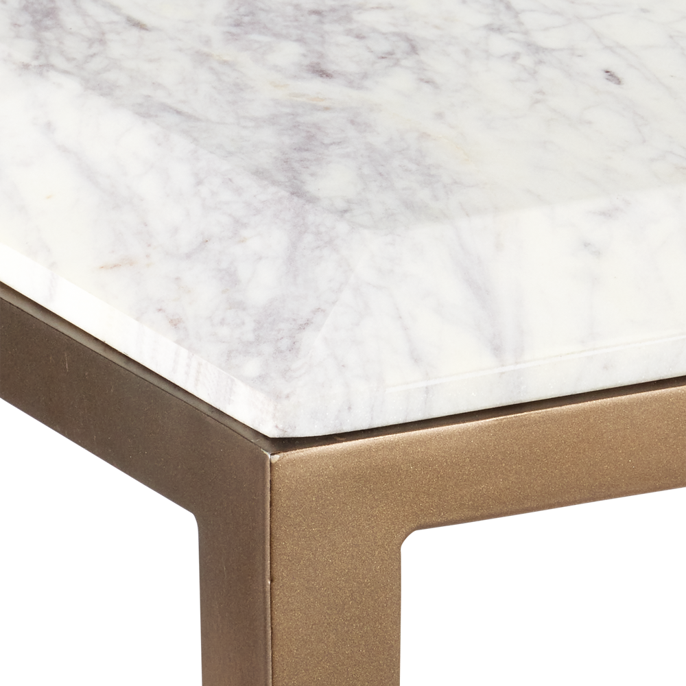 
                      
                        Oblique Marble Side Table
                      
                    