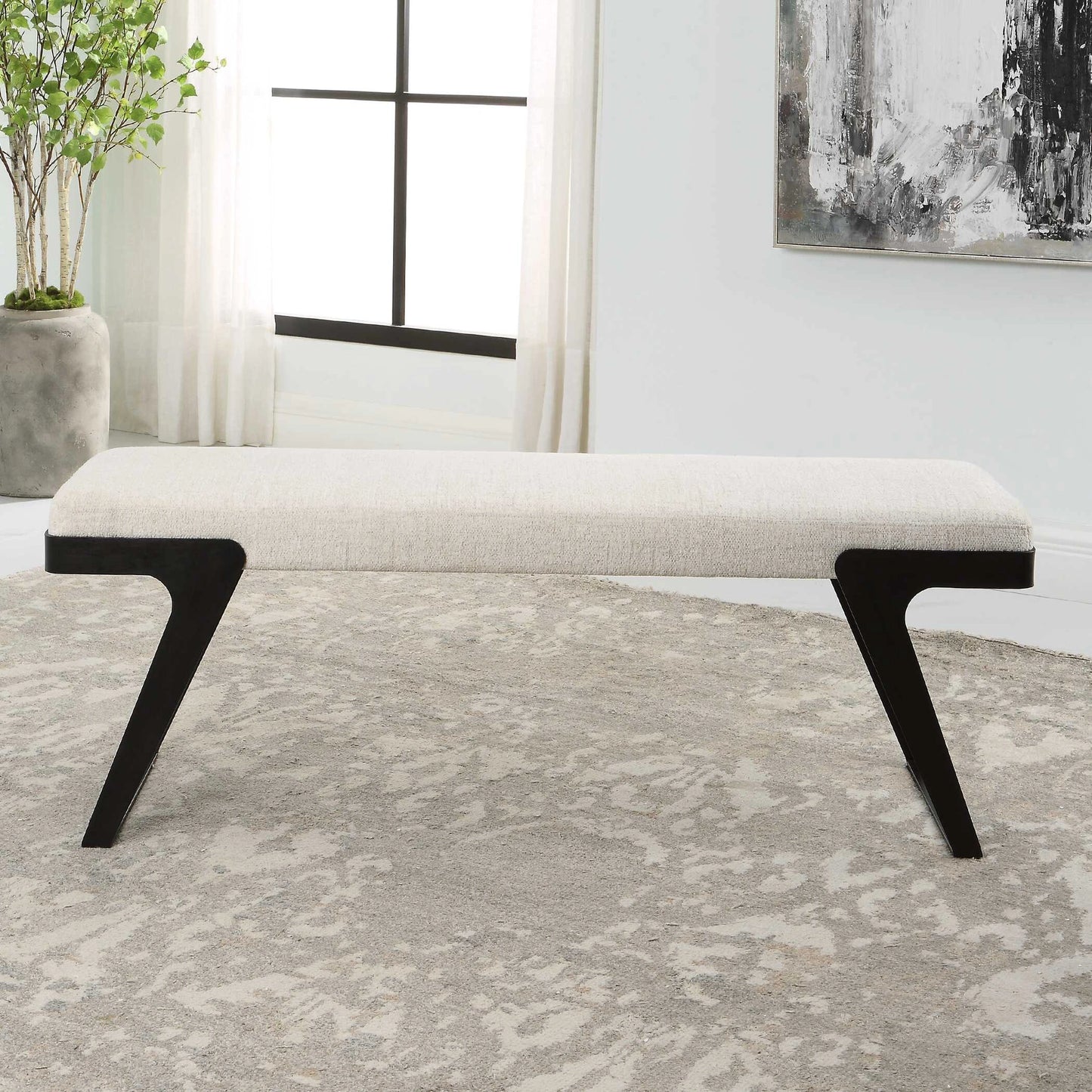 Uttermost Hover Modern Bench