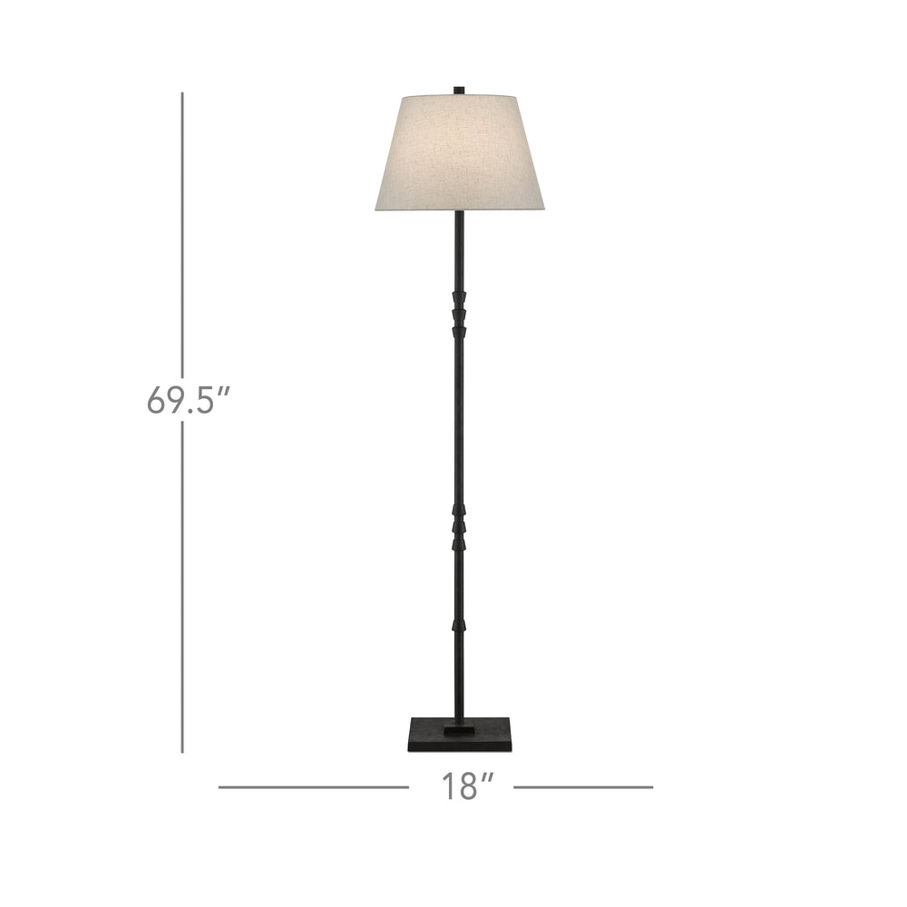 Lohn Black Floor Lamp