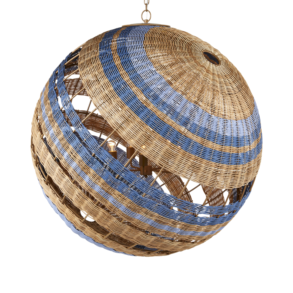 Senjyo Tilted Orb Chandelier