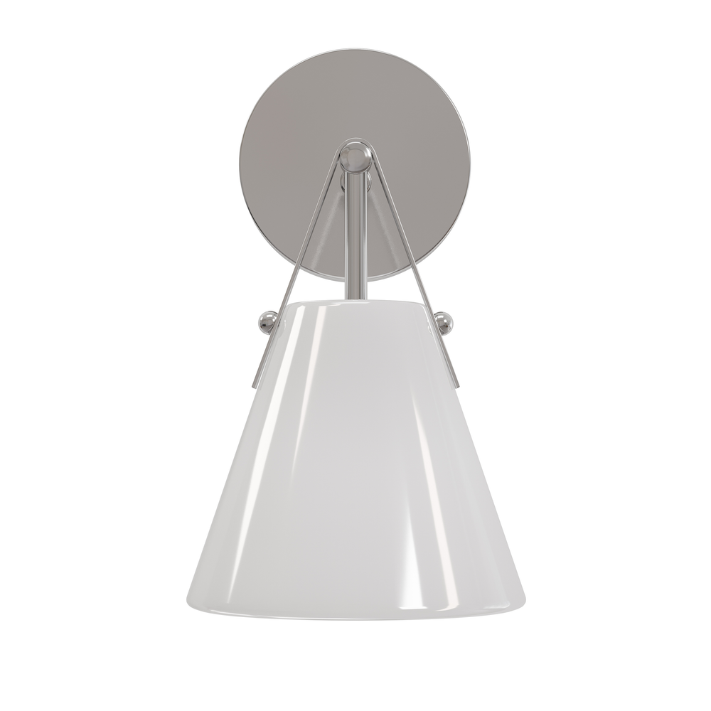 
                      
                        Bronwen Nickel Bath Wall Sconce
                      
                    