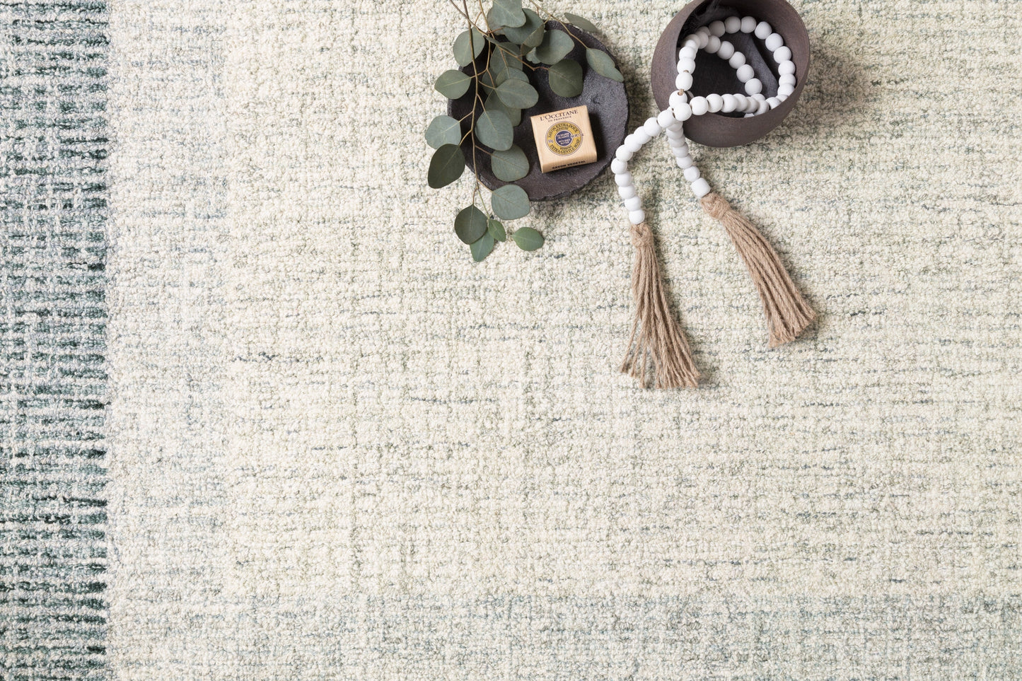Loloi Rosina Grey / Blue 2'-6" x 13' Runner Rug