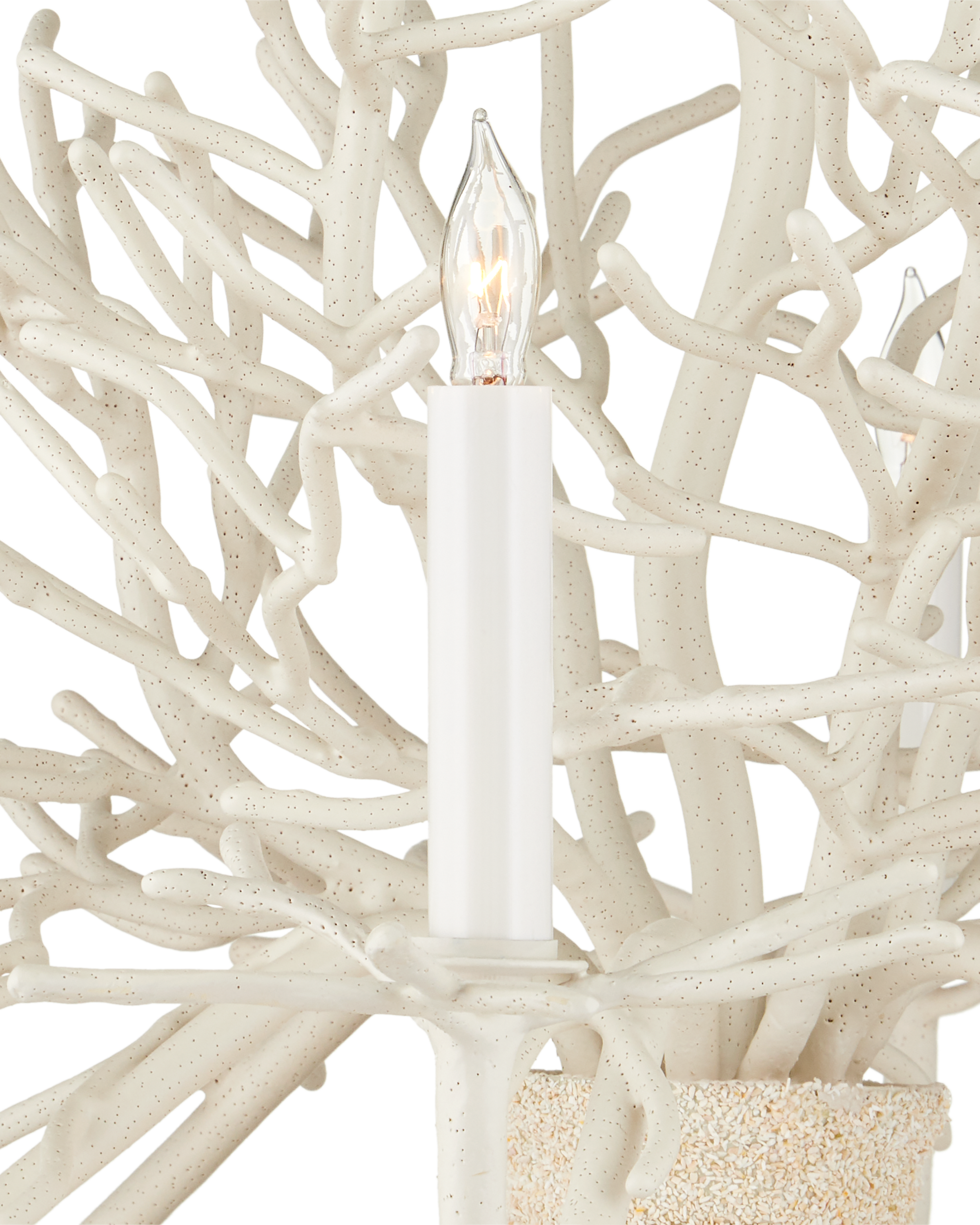 Seaward Small White Chandelier - Thumbnail 5