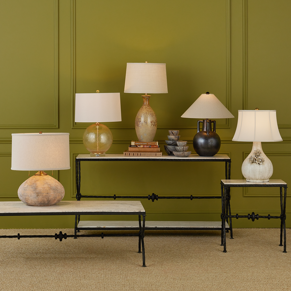 
                      
                        Zebulon Round Table Lamp
                      
                    