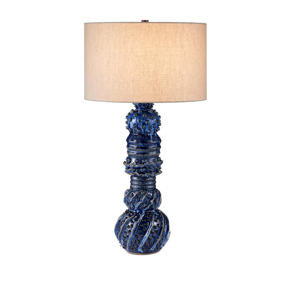 Undersea Dark Blue Table Lamp