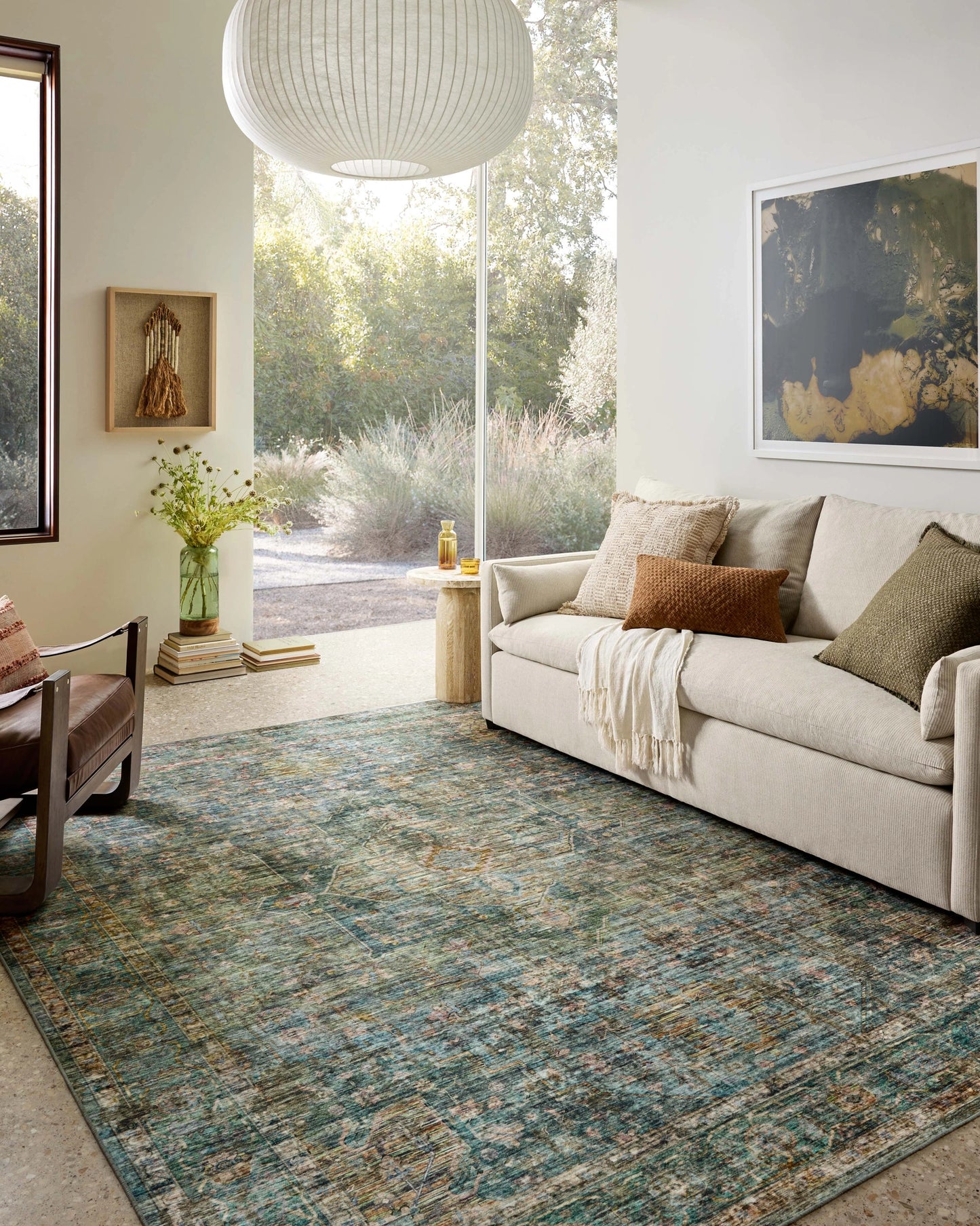 Loloi Anniston Lagoon / Multi 7'-6" x 9'-6" Area Rug