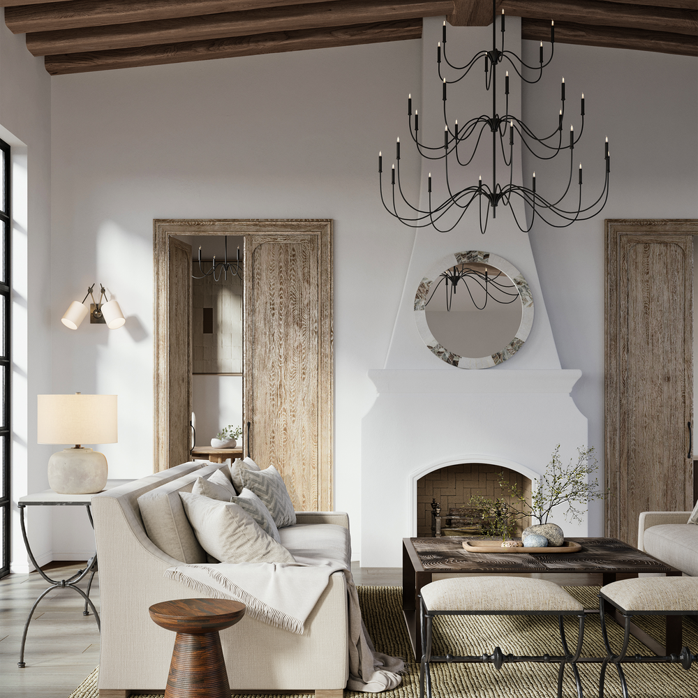 
                      
                        Compass Black Wall Sconce
                      
                    