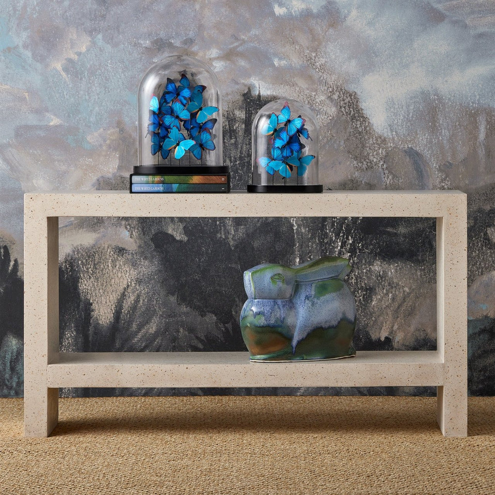 
                      
                        Carson Ivory Terrazzo Console Table
                      
                    